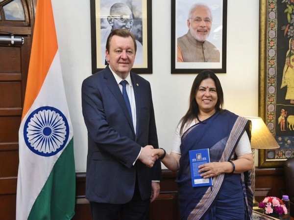 MoS Lekhi meets with Belarus Dy FM, discusses bilateral ties