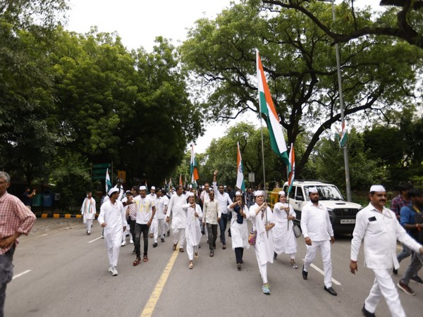 Congress organizes Azadi Gaurav Yatra in Delhi