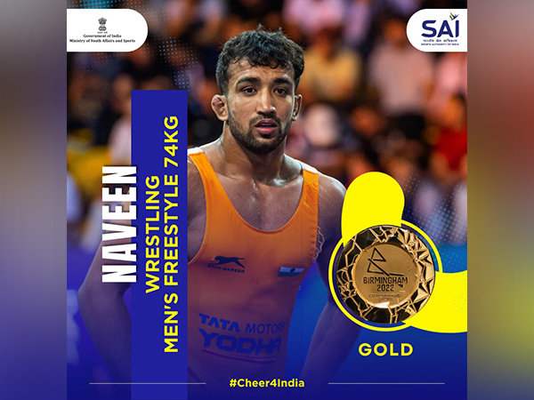 CWG 2022: Indian wrestler Naveen clinches gold, defeats Pakistans Muhammad Sharif Tahir