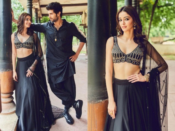 Ananya Panday, Vijay Devarakonda twin in all black for Liger promotions