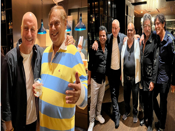 Anupam Kher shares happy group pictures from David Dhawans 71st birthday bash