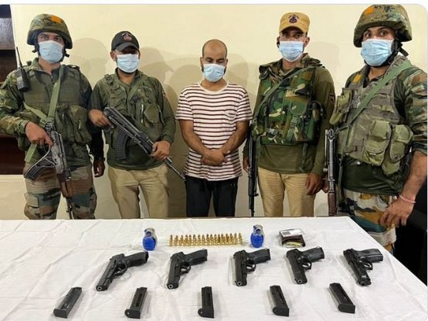 One hybrid terrorist of LeT arrested in J-Ks Budgam