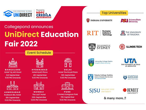 Collegeponds Global UniDirect 2022: A promising platform for study abroad aspirants to meet 100+ International Universities