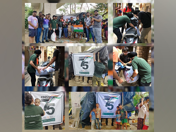 Robin Hood Army marks Indias 75 yrs of Independence by serving 75 lakh meals across country
