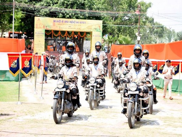 Ashwini Vaishnaw flags in RPF bike rally at Red fort consisting of 75 motorcycles