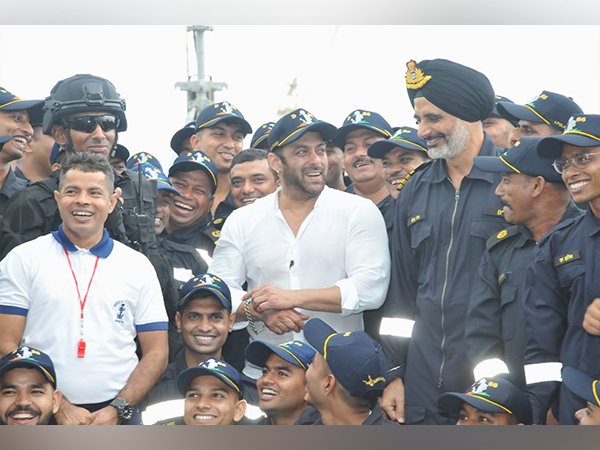 Salman Khan in full Josh as he spends day with Indian Navy