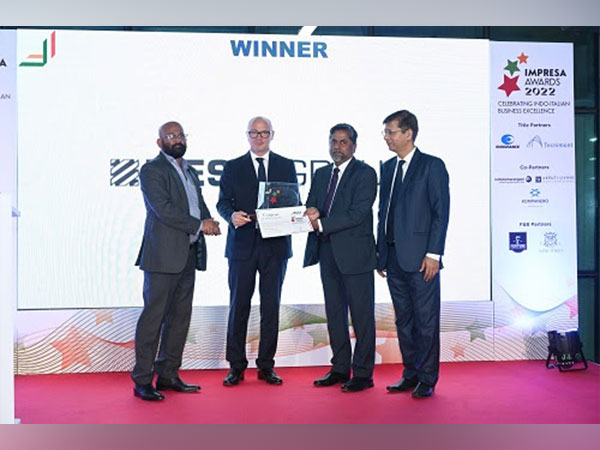 Biesse Indias Unrelenting CSR and Community Engagement initiatives, awarded with IMPRESA 2022 by Indo-Italian Chamber of Commerce and Industry (IICCI)