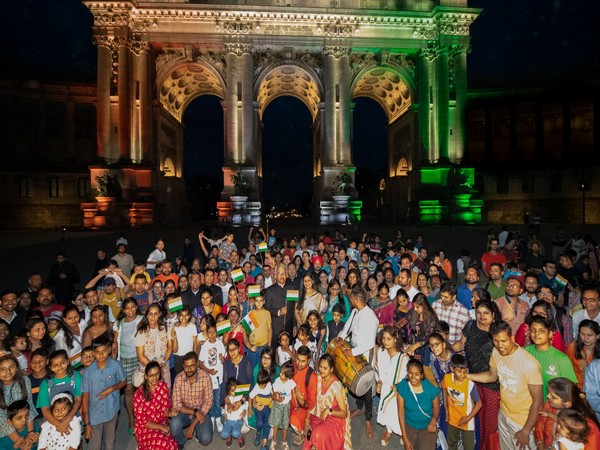 Brussels lights up to celebrate Indias Independence Day